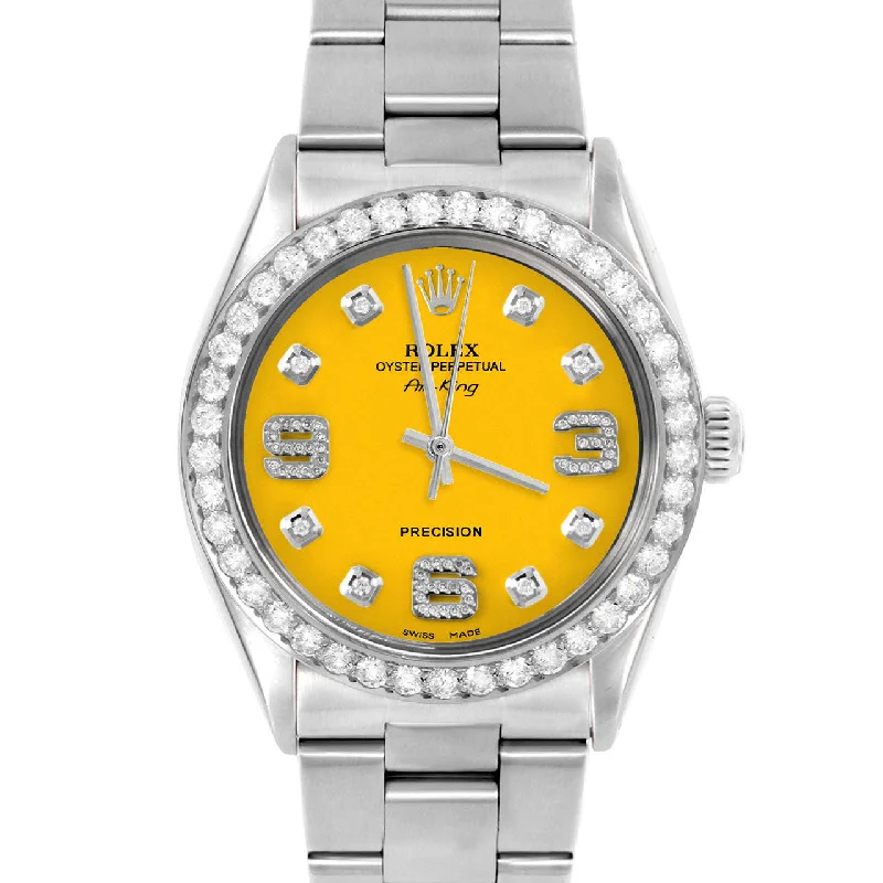 Rolex Air King 34mm | 5500-SS-YLW-8DA369-2CT-OYS