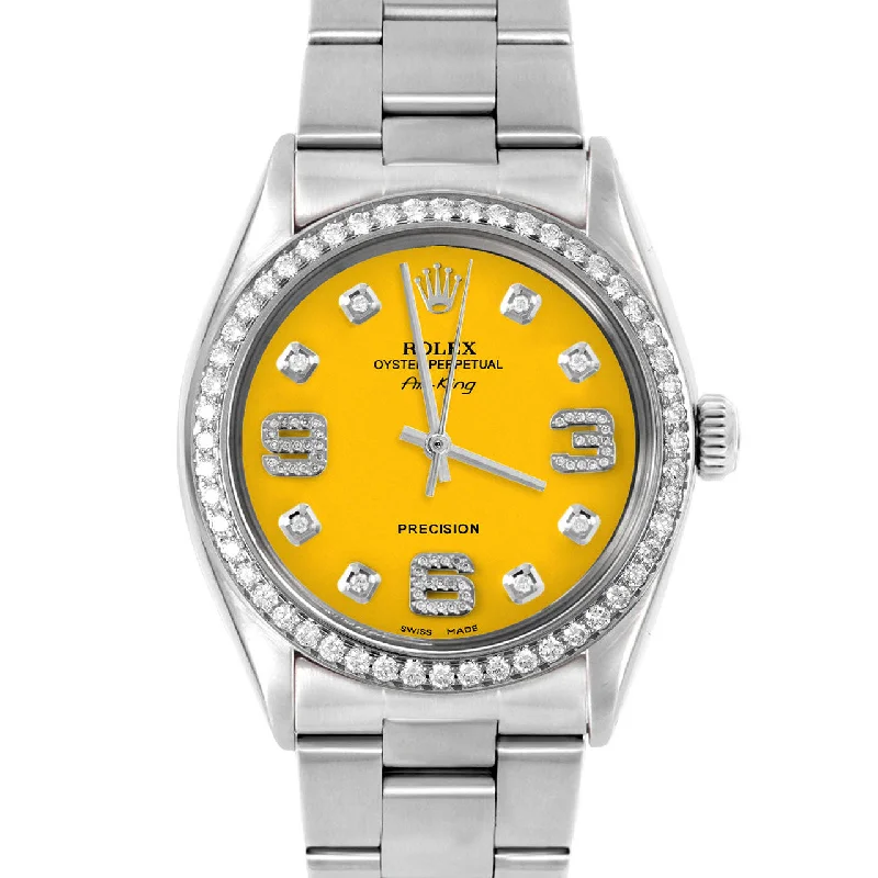 Rolex Air King 34mm | 5500-SS-YLW-8DA369-BDS-OYS