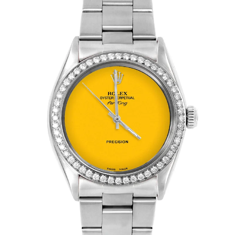 Rolex Air King 34mm | 5500-SS-YLW-NOHM-BDS-OYS