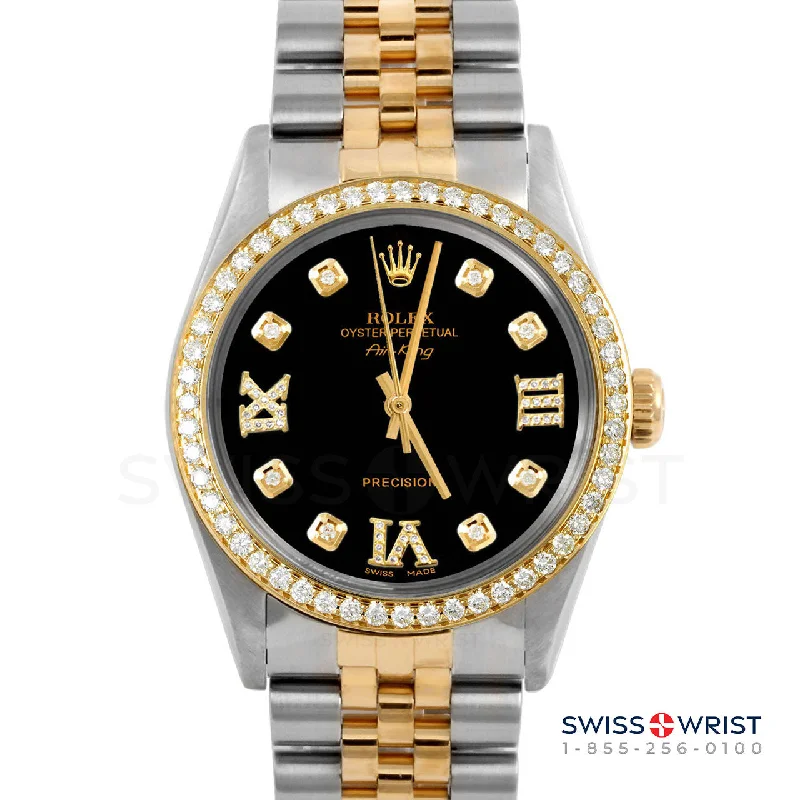 Rolex Air King 34mm | 5500-TT-BLK-8DR369-BDS-JBL