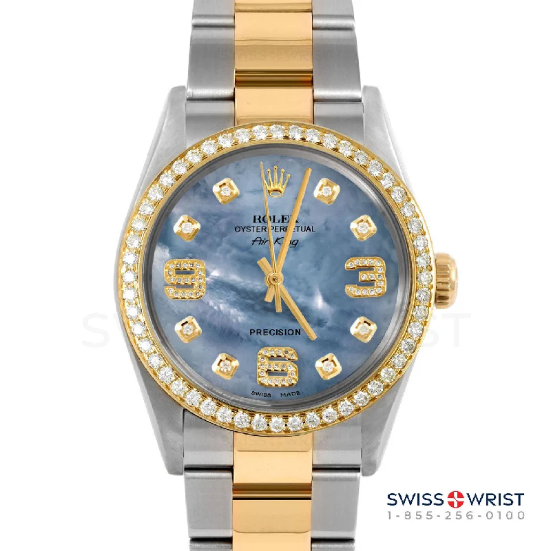 Rolex Air King 34mm | 5500-TT-BLMOP-8DA369-BDS-OYS