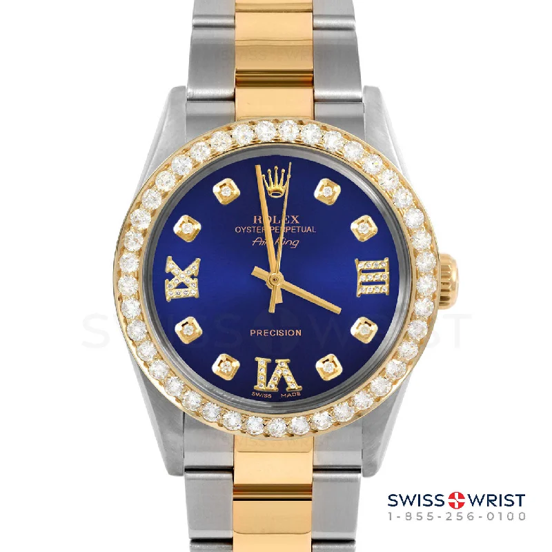 Rolex Air King 34mm | 5500-TT-BLU-8DR369-2CT-OYS