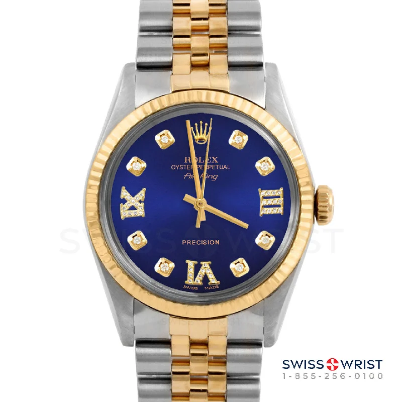 Rolex Air King 34mm | 5500-TT-BLU-8DR369-FLT-JBL