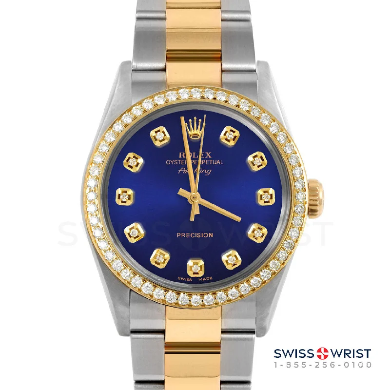 Rolex Air King 34mm | 5500-TT-BLU-DIA-AM-BDS-OYS