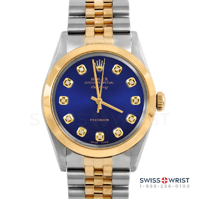 Rolex Air King 34mm | 5500-TT-BLU-DIA-AM-SMT-JBL