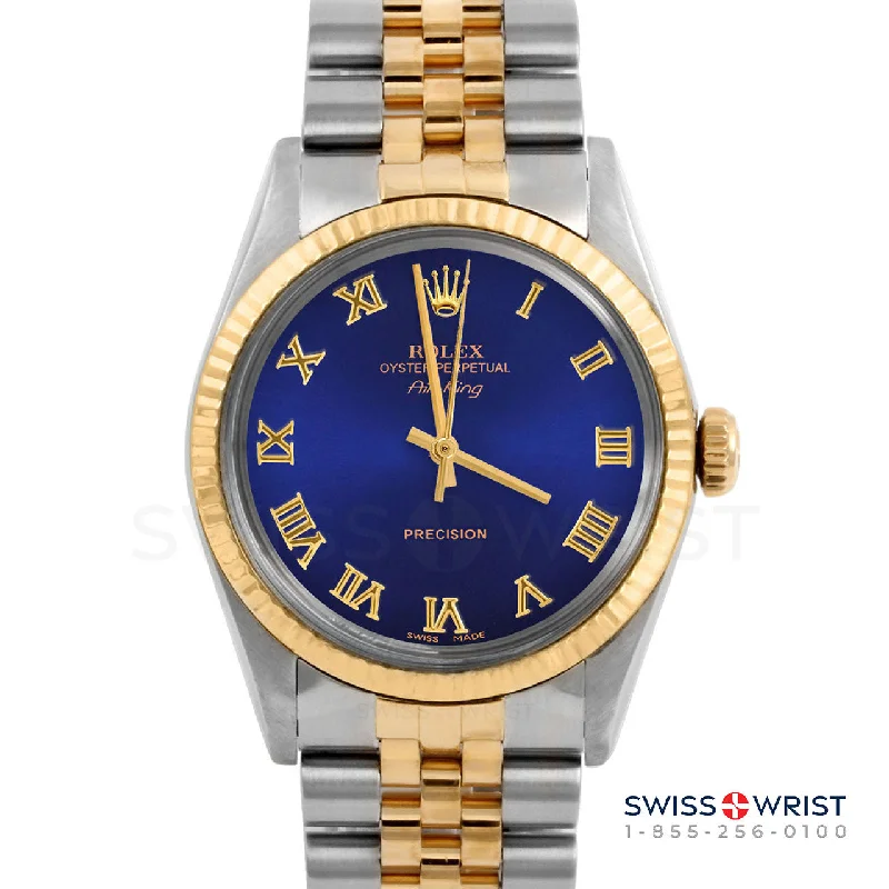 Rolex Air King 34mm | 5500-TT-BLU-ROM-FLT-JBL