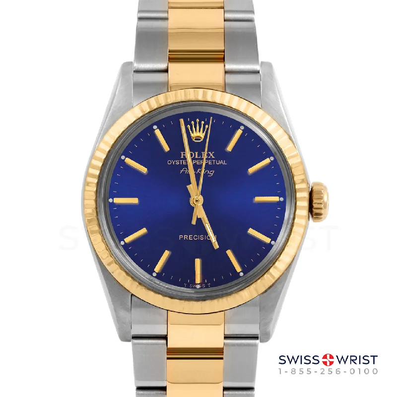 Rolex Air King 34mm | 5500-TT-BLU-STK-FLT-OYS