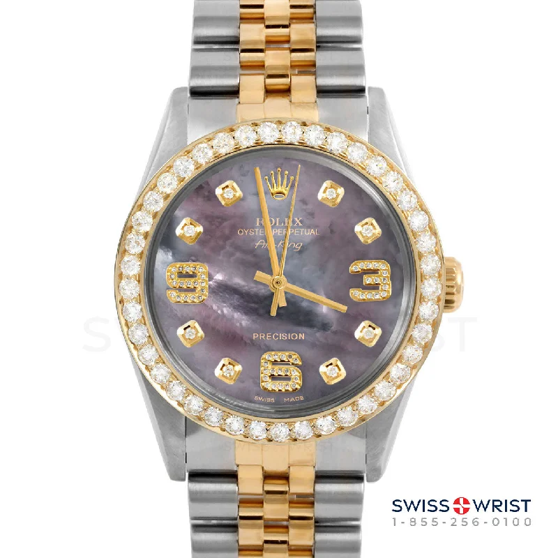 Rolex Air King 34mm | 5500-TT-BMOP-8DA369-2CT-JBL