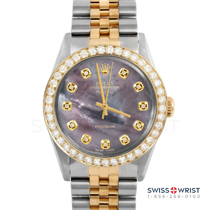 Rolex Air King 34mm | 5500-TT-BMOP-DIA-AM-2CT-JBL