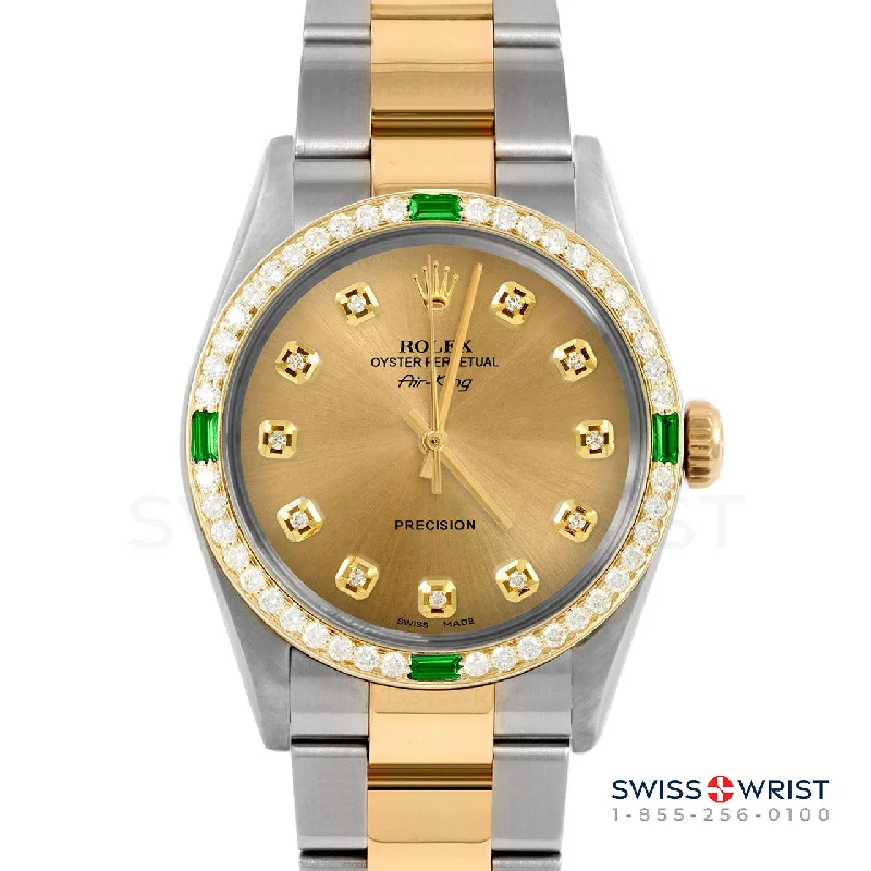 Rolex Air King 34mm | 5500-TT-CHM-DIA-AM-4EMD-OYS