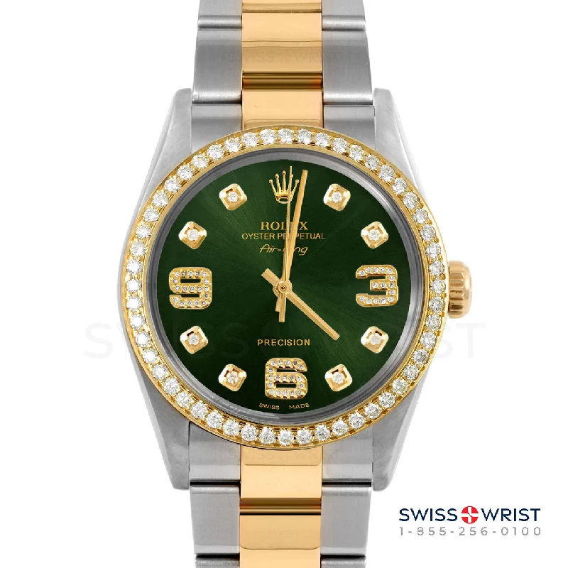 Rolex Air King 34mm | 5500-TT-GRN-8DA369-BDS-OYS