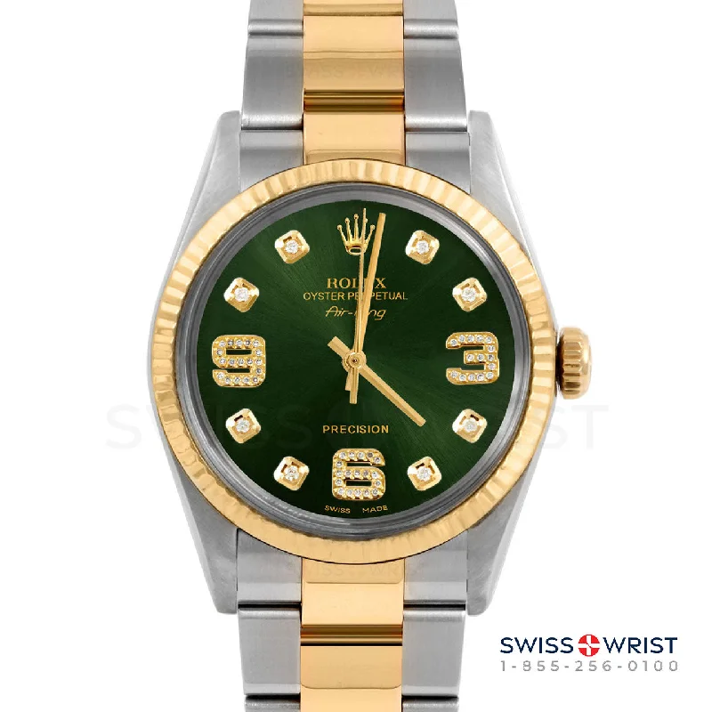 Rolex Air King 34mm | 5500-TT-GRN-8DA369-FLT-OYS