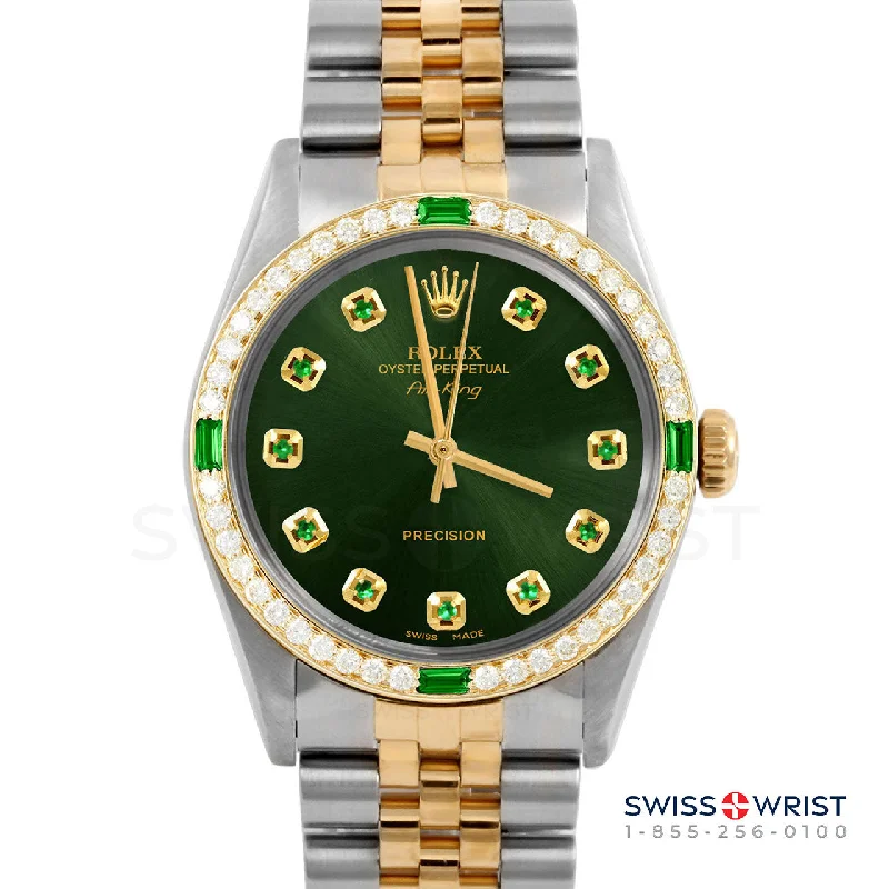 Rolex Air King 34mm | 5500-TT-GRN-EMD-AM-4EMD-JBL