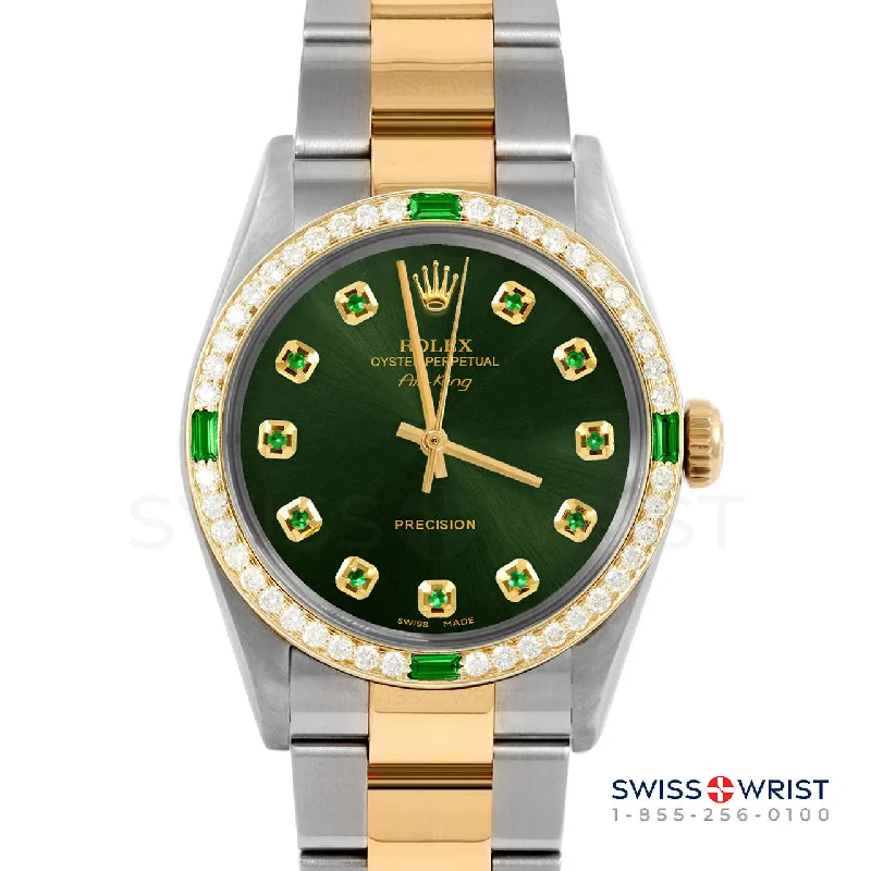 Rolex Air King 34mm | 5500-TT-GRN-EMD-AM-4EMD-OYS