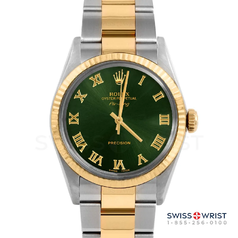 Rolex Air King 34mm | 5500-TT-GRN-ROM-FLT-OYS