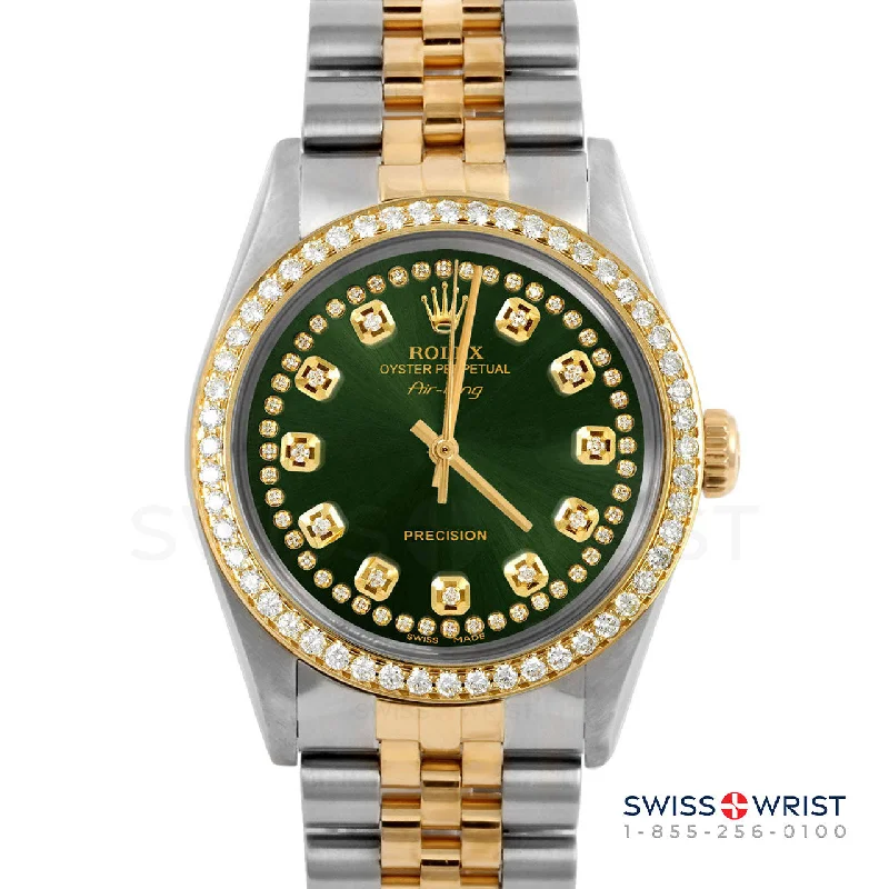 Rolex Air King 34mm | 5500-TT-GRN-STRD-BDS-JBL