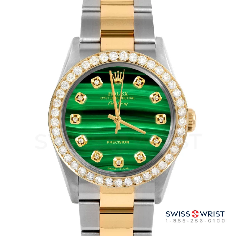 Rolex Air King 34mm | 5500-TT-MLC-DIA-AM-2CT-OYS