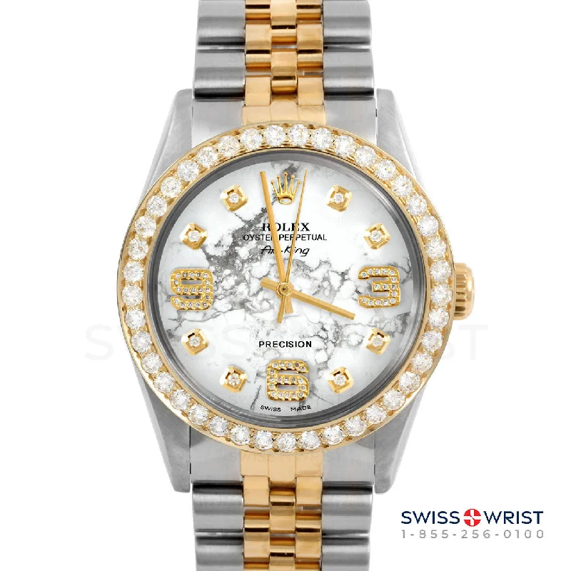 Rolex Air King 34mm | 5500-TT-MRB-8DA369-2CT-JBL