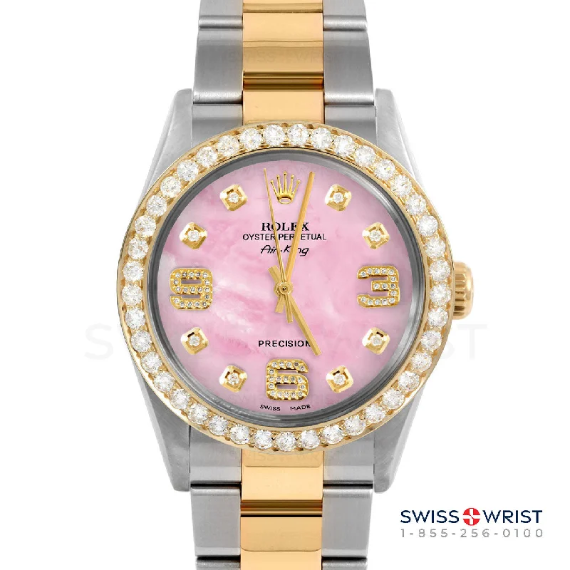 Rolex Air King 34mm | 5500-TT-PMOP-8DA369-2CT-OYS