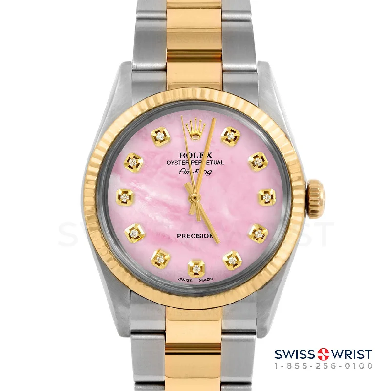 Rolex Air King 34mm | 5500-TT-PMOP-DIA-AM-FLT-OYS