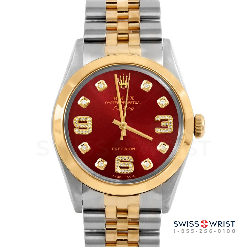 Rolex Air King 34mm | 5500-TT-RED-8DA369-SMT-JBL