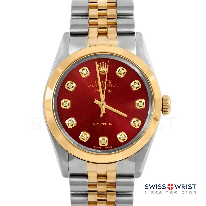 Rolex Air King 34mm | 5500-TT-RED-DIA-AM-SMT-JBL