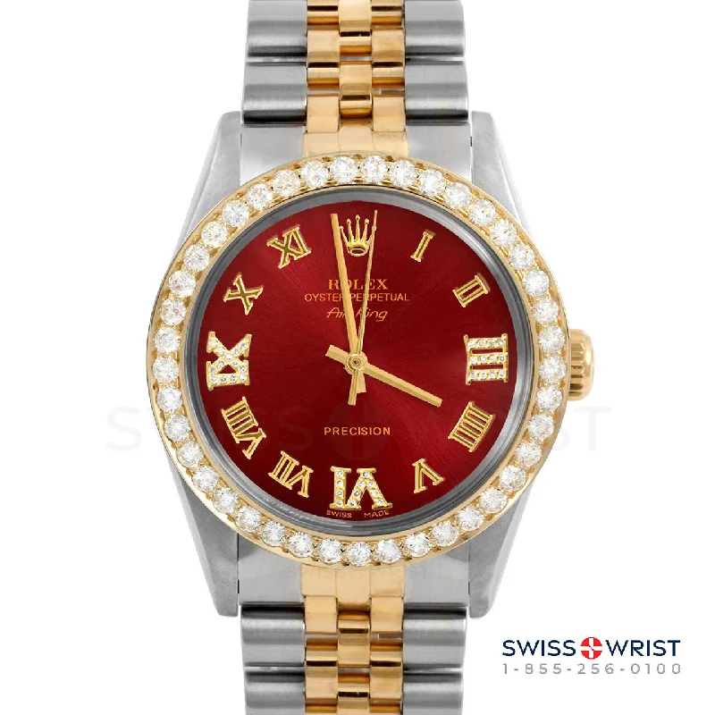 Rolex Air King 34mm | 5500-TT-RED-RDR369-2CT-JBL