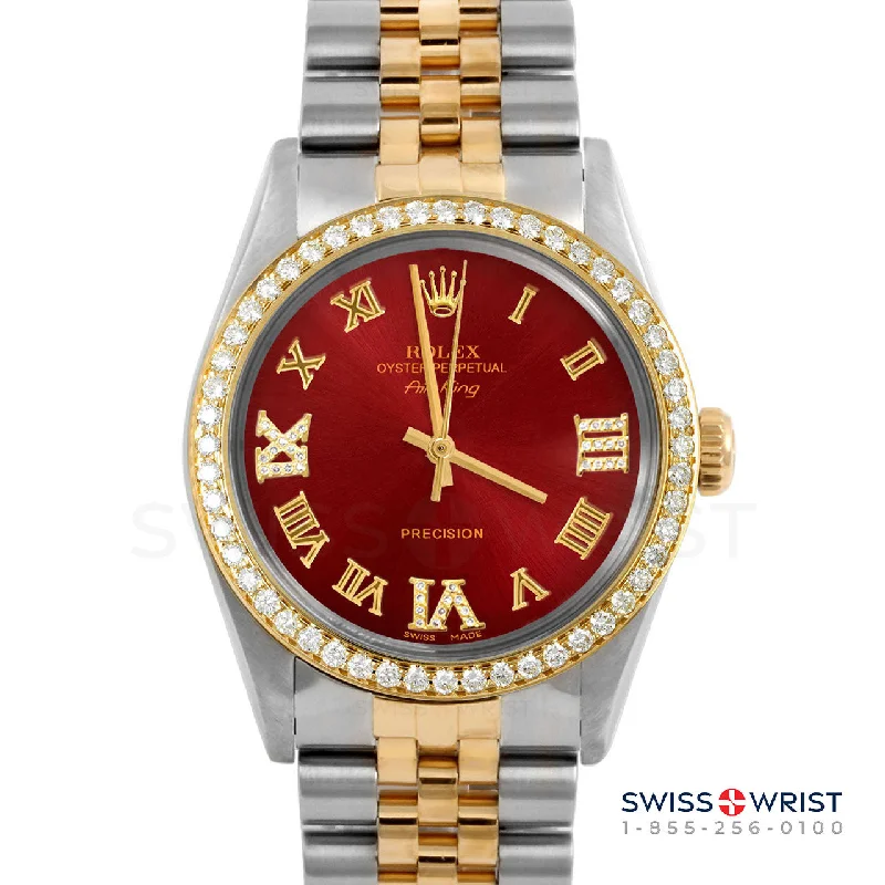 Rolex Air King 34mm | 5500-TT-RED-RDR369-BDS-JBL