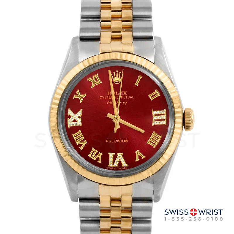 Rolex Air King 34mm | 5500-TT-RED-RDR369-FLT-JBL