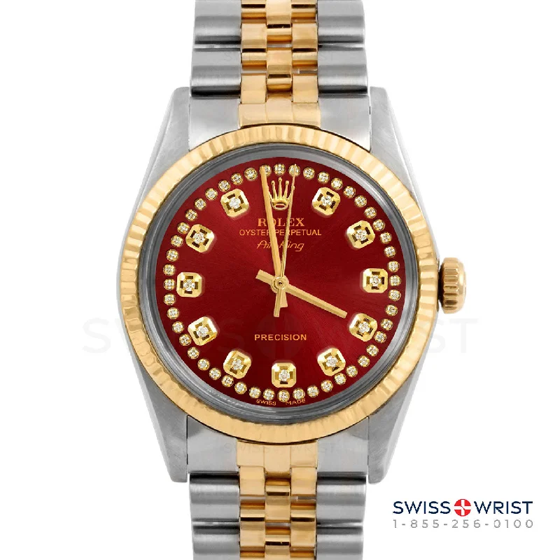 Rolex Air King 34mm | 5500-TT-RED-STRD-FLT-JBL