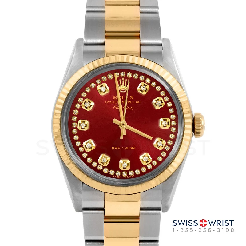 Rolex Air King 34mm | 5500-TT-RED-STRD-FLT-OYS