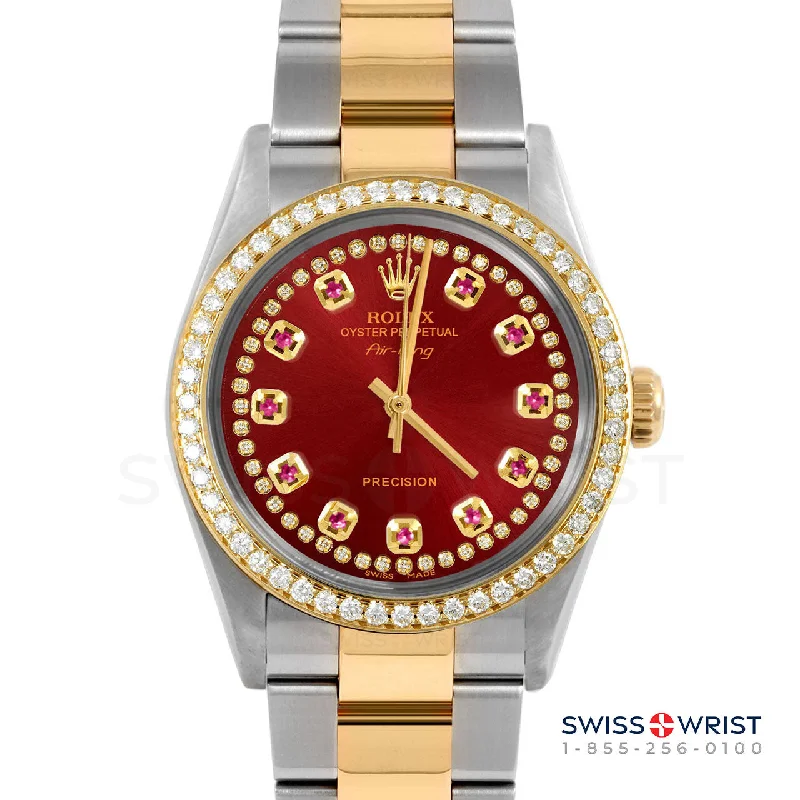 Rolex Air King 34mm | 5500-TT-RED-STRR-BDS-OYS