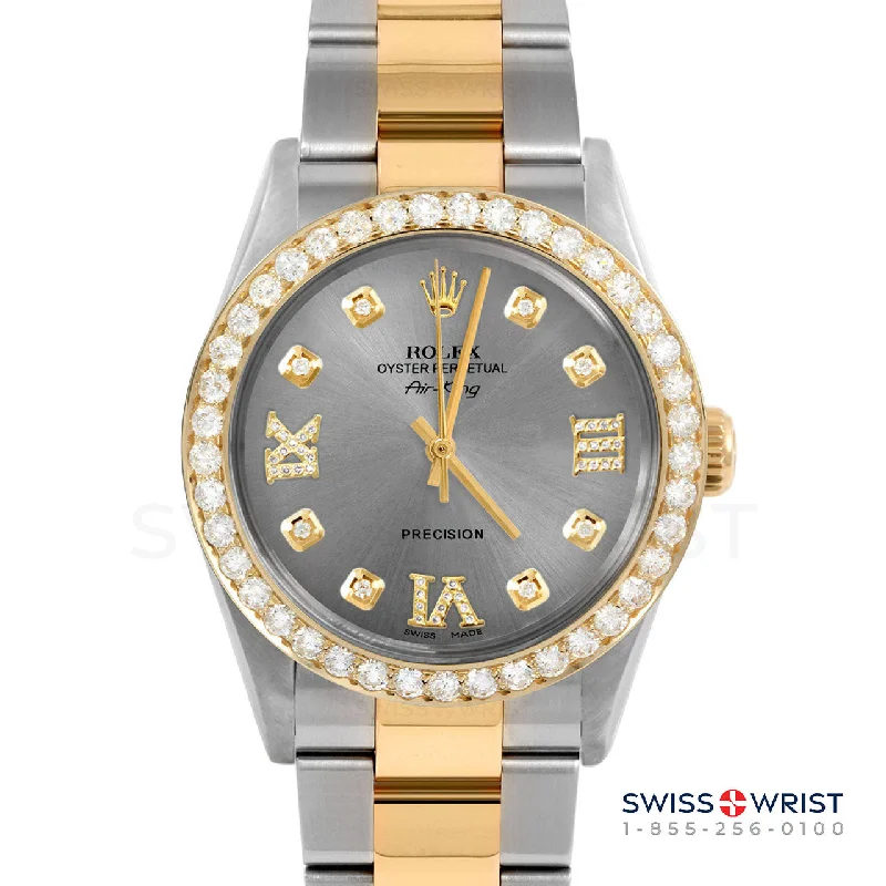 Rolex Air King 34mm | 5500-TT-SLT-8DR369-2CT-OYS