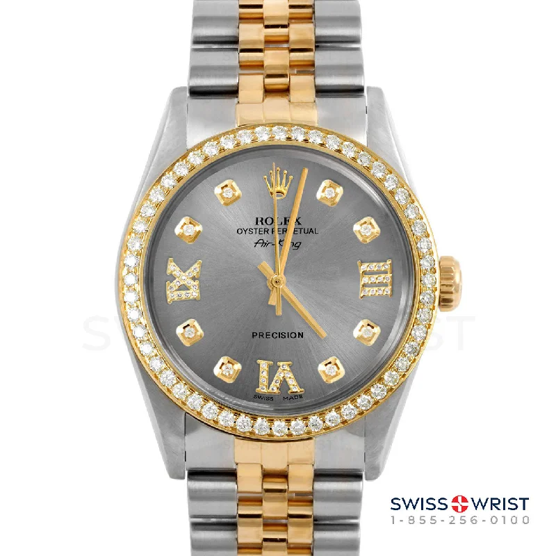 Rolex Air King 34mm | 5500-TT-SLT-8DR369-BDS-JBL