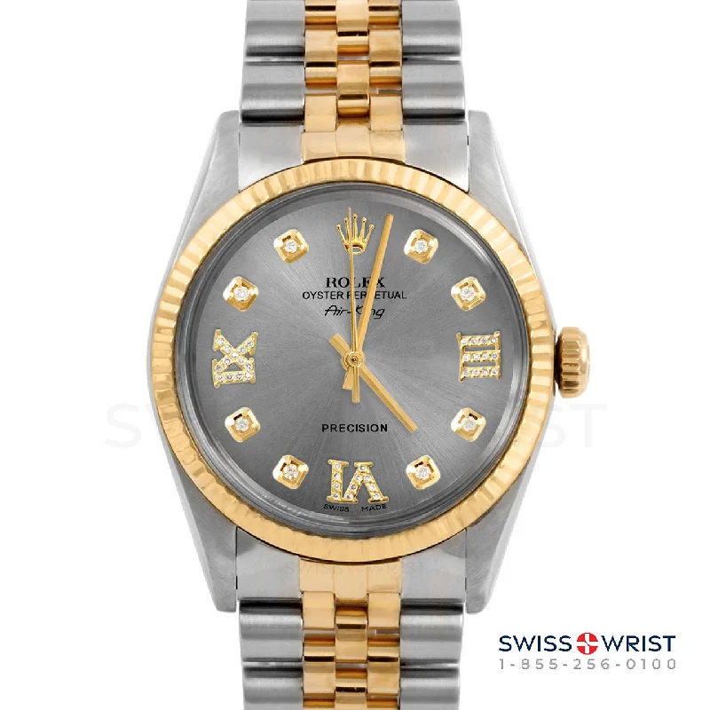 Rolex Air King 34mm | 5500-TT-SLT-8DR369-FLT-JBL