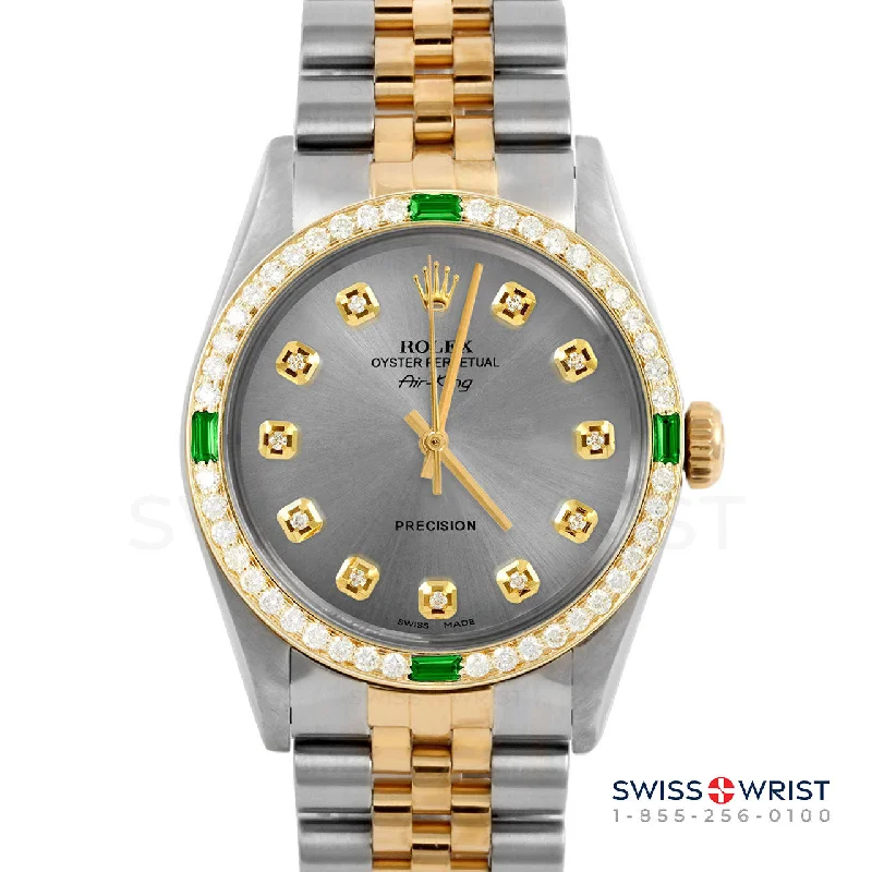 Rolex Air King 34mm | 5500-TT-SLT-DIA-AM-4EMD-JBL