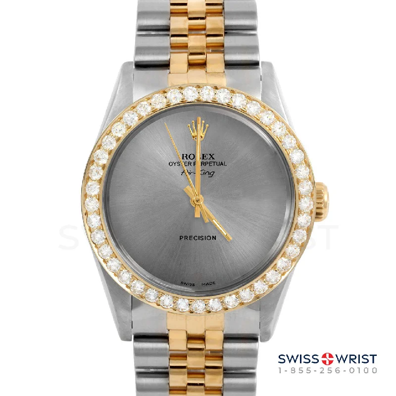 Rolex Air King 34mm | 5500-TT-SLT-NOHM-2CT-JBL