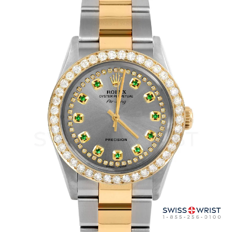 Rolex Air King 34mm | 5500-TT-SLT-STRE-2CT-OYS