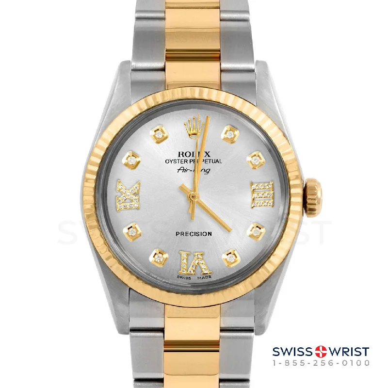 Rolex Air King 34mm | 5500-TT-SLV-8DR369-FLT-OYS