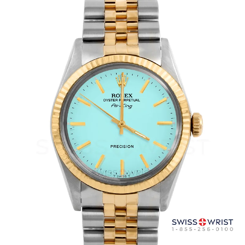 Rolex Air King 34mm | 5500-TT-TRQ-STK-FLT-JBL