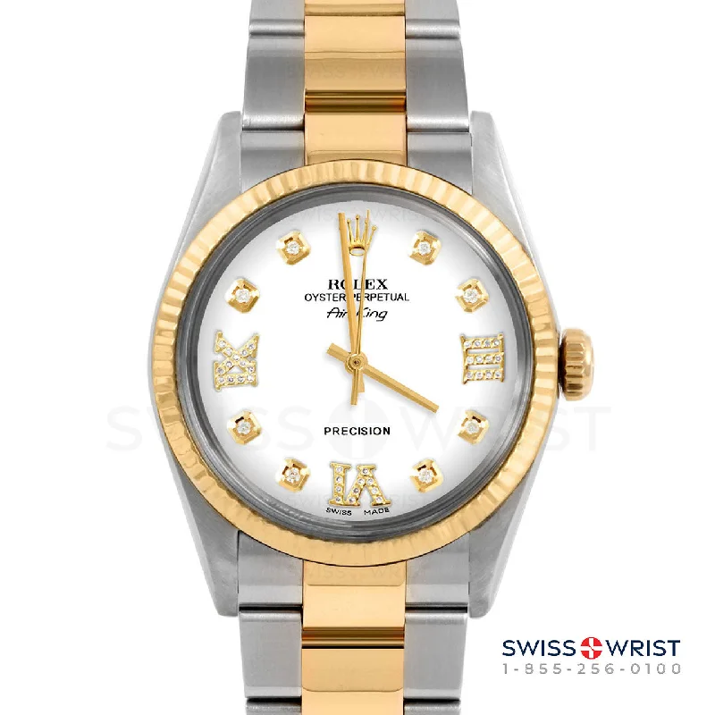 Rolex Air King 34mm | 5500-TT-WHT-8DR369-FLT-OYS