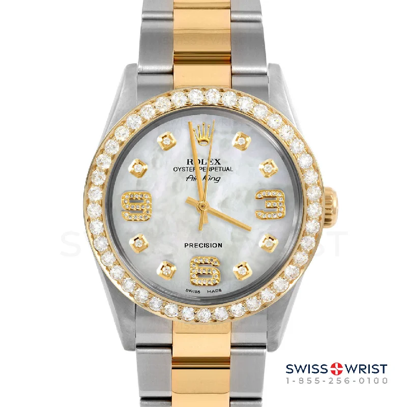 Rolex Air King 34mm | 5500-TT-WMOP-8DA369-2CT-OYS