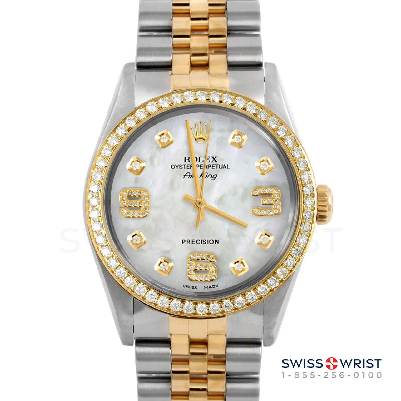 Rolex Air King 34mm | 5500-TT-WMOP-8DA369-BDS-JBL