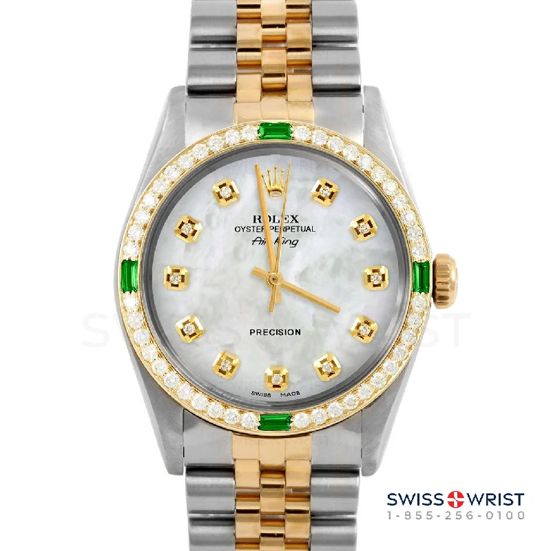 Rolex Air King 34mm | 5500-TT-WMOP-DIA-AM-4EMD-JBL