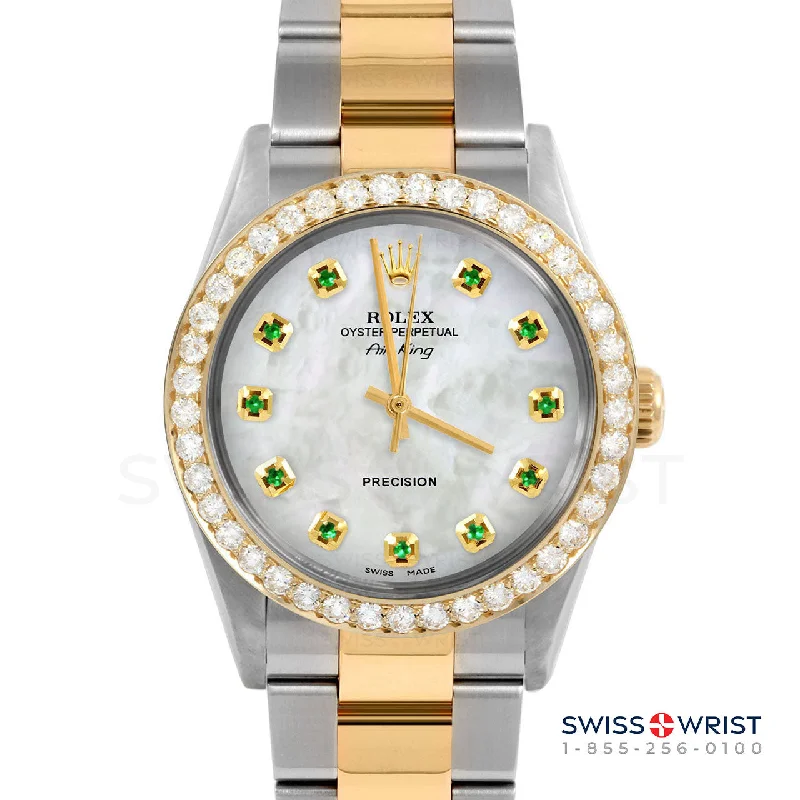 Rolex Air King 34mm | 5500-TT-WMOP-EMD-AM-2CT-OYS