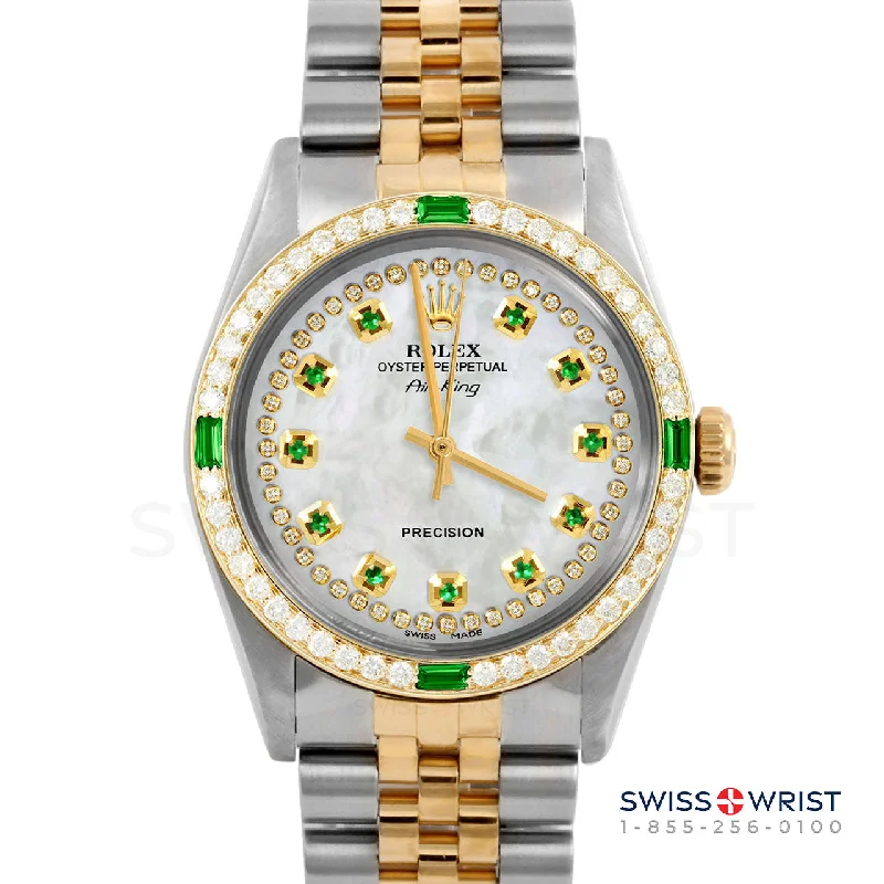 Rolex Air King 34mm | 5500-TT-WMOP-STRE-4EMD-JBL