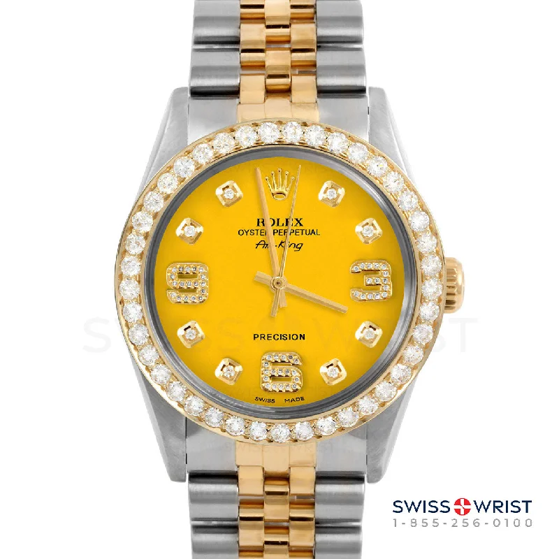 Rolex Air King 34mm | 5500-TT-YLW-8DA369-2CT-JBL