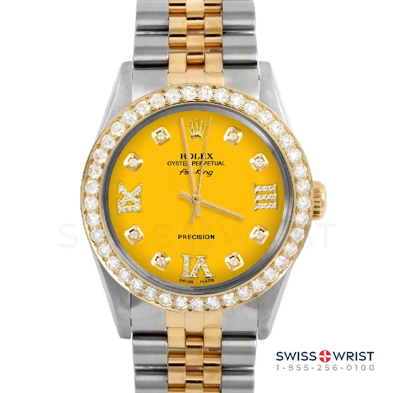 Rolex Air King 34mm | 5500-TT-YLW-8DR369-2CT-JBL