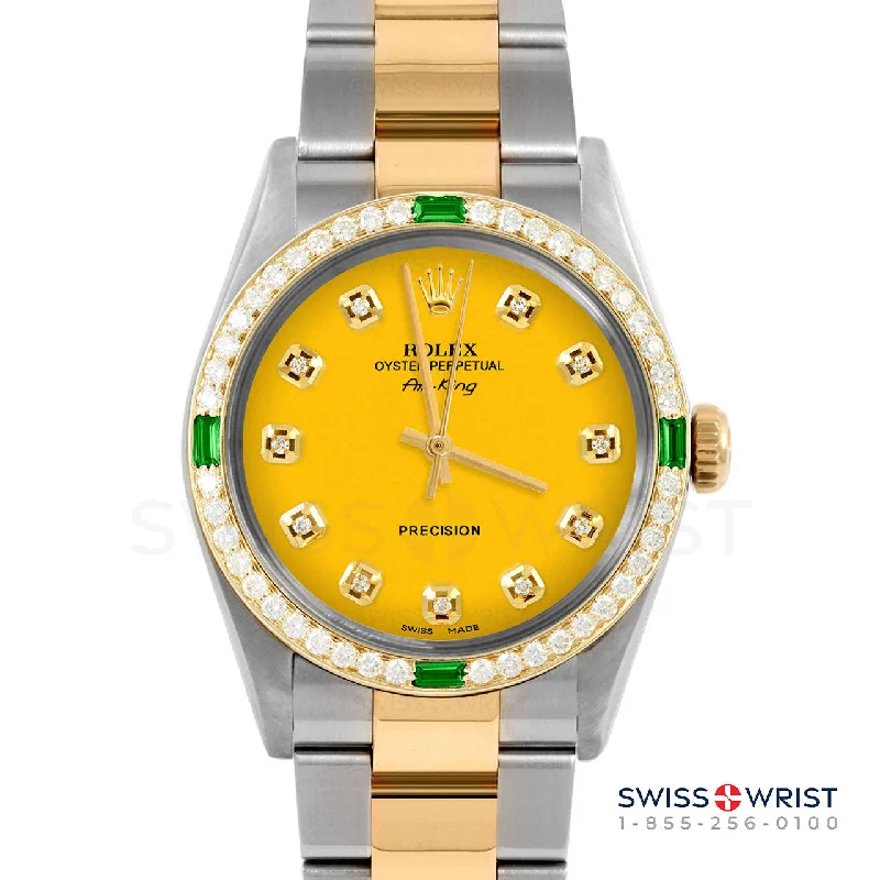 Rolex Air King 34mm | 5500-TT-YLW-DIA-AM-4EMD-OYS