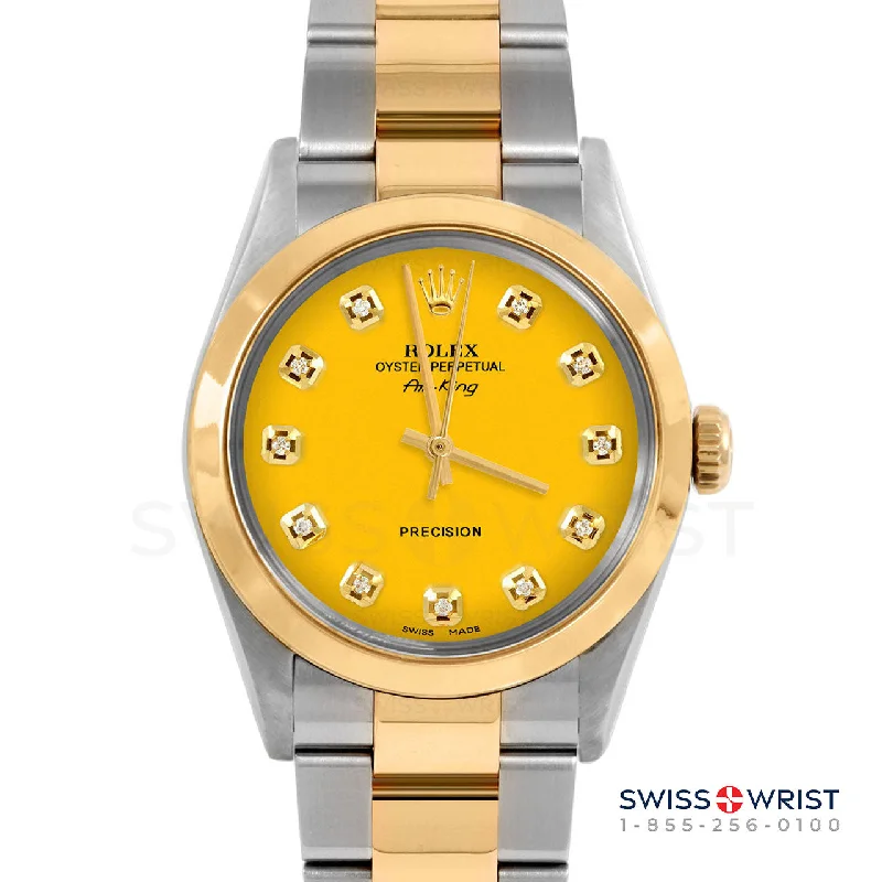 Rolex Air King 34mm | 5500-TT-YLW-DIA-AM-SMT-OYS